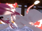 Hot Horny Cow Girl Wakes You Up AT Spa Red Head Sauna Face Sit Belly Piercing POV Lap Dance