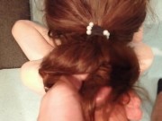 HairJob Соседка смотрела порно. У меня встал. я трахнул её волосы и кончил на волосы со стоном 3/16