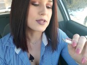 Car Smoking With Match Light Up 15/16