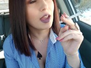 Car Smoking With Match Light Up 4/16