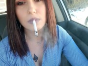 Car Smoking With Match Light Up 8/16