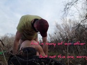 Cute outside blowjob and sex turns rough when pixie gets a spanking 8/16