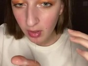 Drool on my feet. Finger gagging 10/16