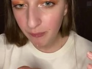 Drool on my feet. Finger gagging 14/16