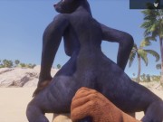 Wild Life / Furry first person Paw Fucking 14/16
