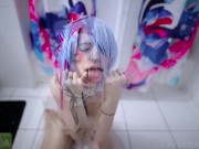 Rem Masturbates While Getting A Bukkake 12/16