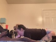 Blowjob and backshots multiple orgasms from bbc on fat ass  3/16