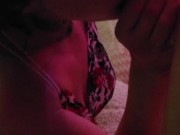 This Mystic chick Loves sucking cock in her living room 5/16