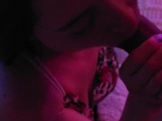 This Mystic chick Loves sucking cock in her living room 7/16