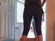 My Wife Wet Her Leggings in front of the Delivery Guy 11/16