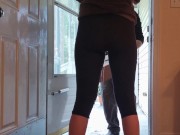 My Wife Wet Her Leggings in front of the Delivery Guy 4/16