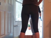 My Wife Wet Her Leggings in front of the Delivery Guy 8/16