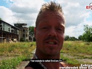 SATANISTIN ABGESCHLEPPT kleine deutsche gothic teen macht outdoor sextreffen 1/16