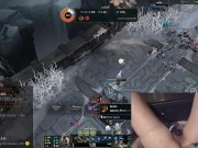 Girl plays League of Legends with Vibrator slowly massaging her clit 7/16