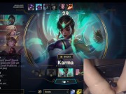 Gamer Girl orgasms while playing League of Legends 1/16