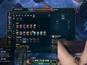 Gamer Girl orgasms while playing League of Legends 11/16