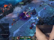 Gamer Girl orgasms while playing League of Legends 15/16