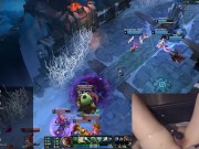 Gamer Girl orgasms while playing League of Legends 3/16