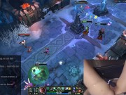 Gamer Girl orgasms while playing League of Legends 9/16