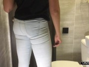 ПРОВЕРКА ВЕРНОСТИ ВАШЕГО МУЖА. СЕКС В ТУАЛЕТЕ НОЧНОГО КЛУБА.  1/16