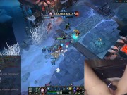 EGirl masturbates while playing League of Legends 10/16