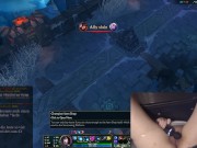 EGirl masturbates while playing League of Legends 12/16