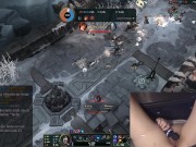 EGirl masturbates while playing League of Legends 13/16