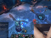 EGirl masturbates while playing League of Legends 14/16