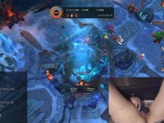 EGirl masturbates while playing League of Legends 16/16