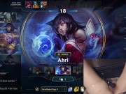 EGirl masturbates while playing League of Legends 2/16