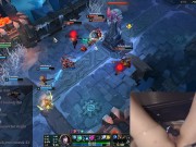 EGirl masturbates while playing League of Legends 4/16