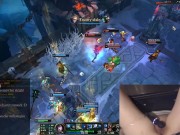 EGirl masturbates while playing League of Legends 7/16