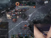 EGirl masturbates while playing League of Legends 9/16