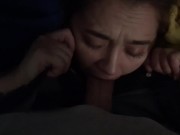 Sexy blue eyed native loves choking on fat white cock 12/16