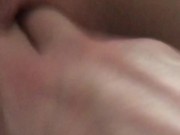 Stunning Russian blonde wildly fuck fingered from behind after creampie 10/16