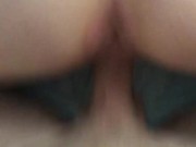 Stunning Russian blonde wildly fuck fingered from behind after creampie 7/16