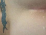 Stunning Russian blonde wildly fuck fingered from behind after creampie 9/16