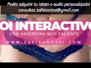 JOI CON ARGENTINA SUPER CALIENTE | MUY INTENSO | INTERACTIVO 7/16