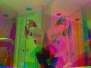 Roxanna Redfoot rave girl party dance fish nets  10/16