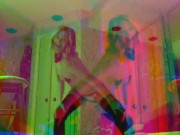 Roxanna Redfoot rave girl party dance fish nets  6/16