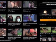 watch as she pokes her sexy bellybutton in public 16/16