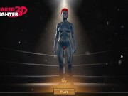 Naked Fighter 3D [SFM Hentai game] wrestling mixed sex fight with giant tattooed red skin girl 1/16