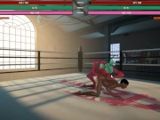 Naked Fighter 3D [SFM Hentai game] wrestling mixed sex fight with giant tattooed red skin girl 11/16