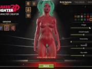 Naked Fighter 3D [SFM Hentai game] wrestling mixed sex fight with giant tattooed red skin girl 4/16