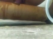 SQUIRTING!!! (While still thrusting up and down on dildo) 12/16