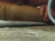 SQUIRTING!!! (While still thrusting up and down on dildo) 16/16