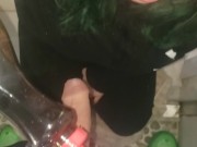 School girl eating syrup with cock 1/16