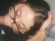 School girl eating syrup with cock 13/16