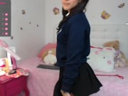 Hot schoolgirl teases in her room 11/16