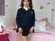 Hot schoolgirl teases in her room 3/16